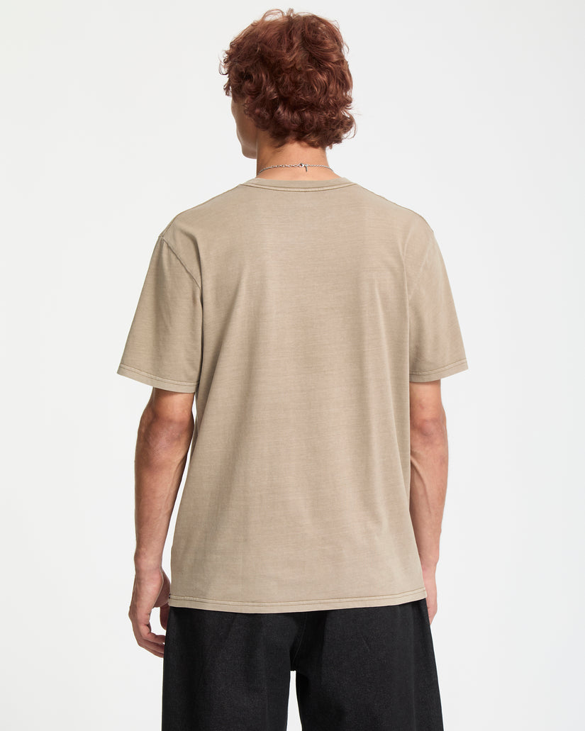 T-Shirt Solid Stone - Brindle