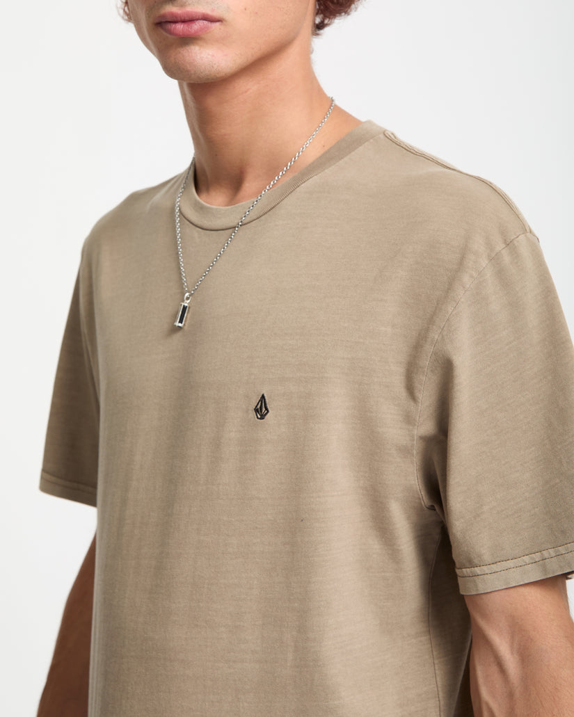 T-Shirt Solid Stone - Brindle