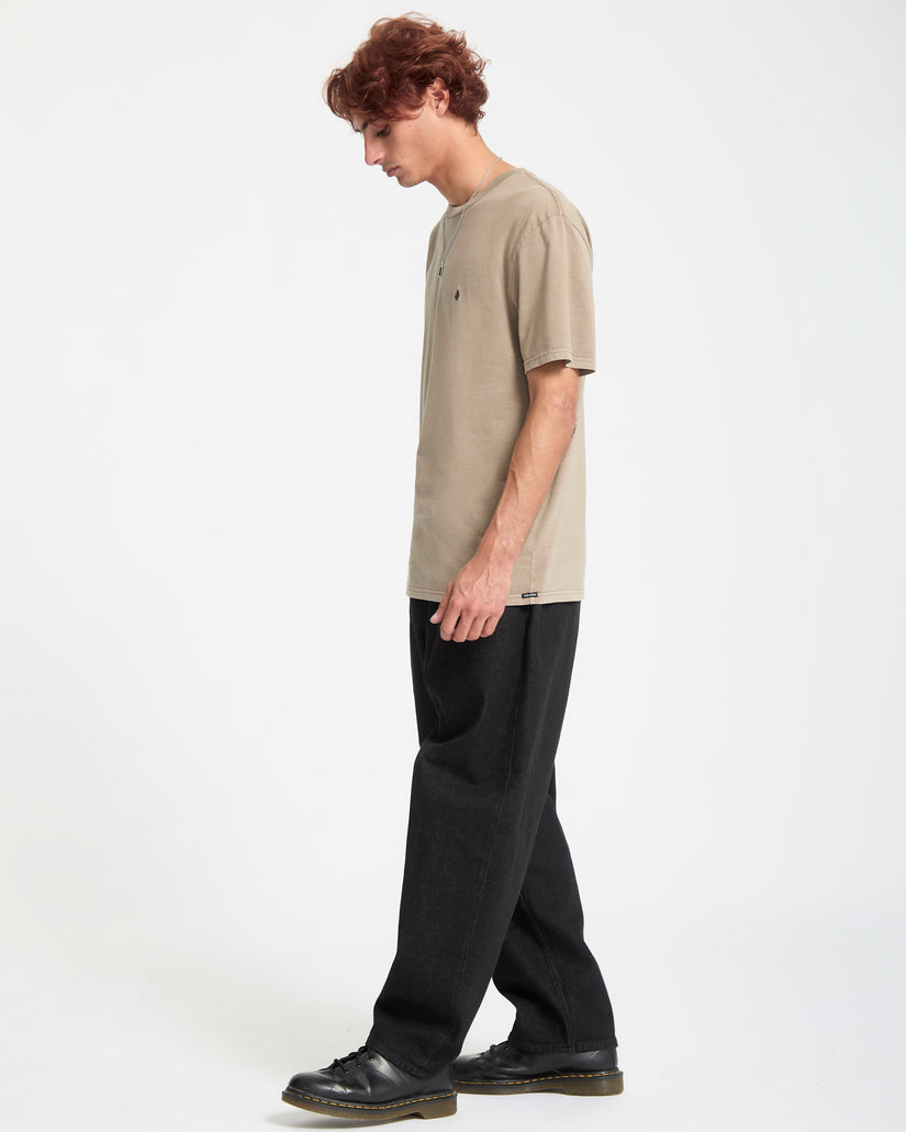 T-Shirt Solid Stone - Brindle