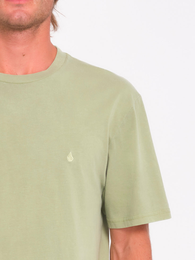 T-shirt Solid Stone - GREEN TEA