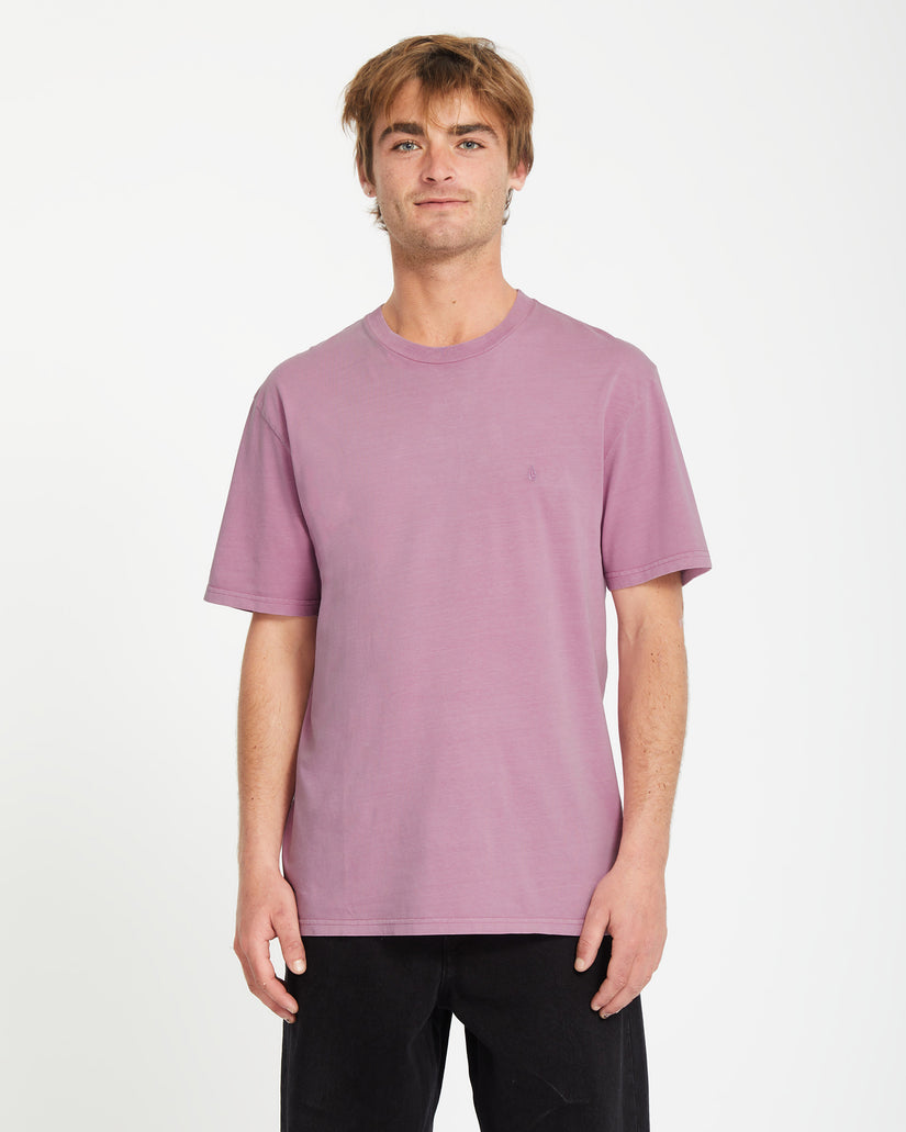 T-shirt Solid Stone - STEEL PURPLE
