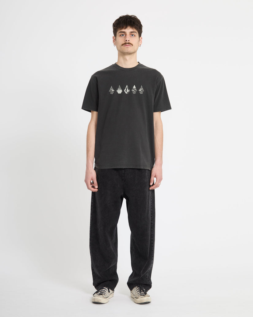 T-shirt Lunar Phases - Black
