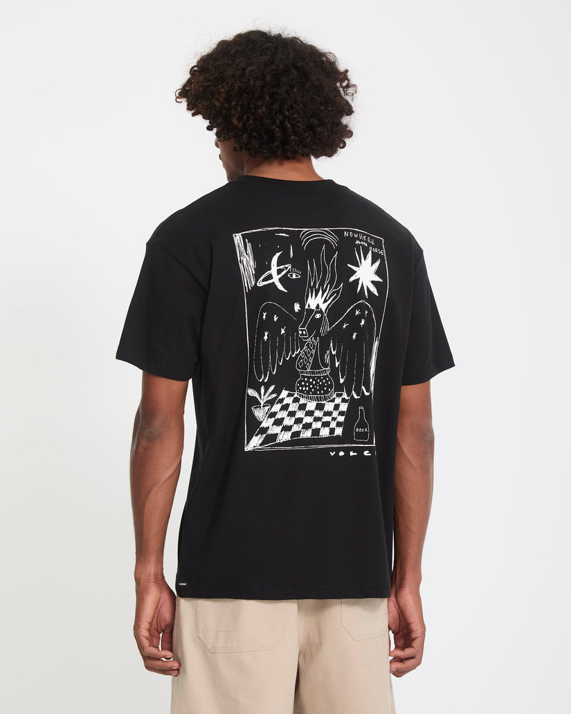 T-shirt Nowhere - Black