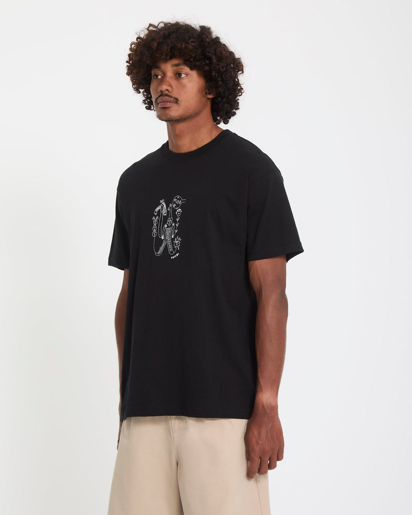 T-shirt Nowhere - Black