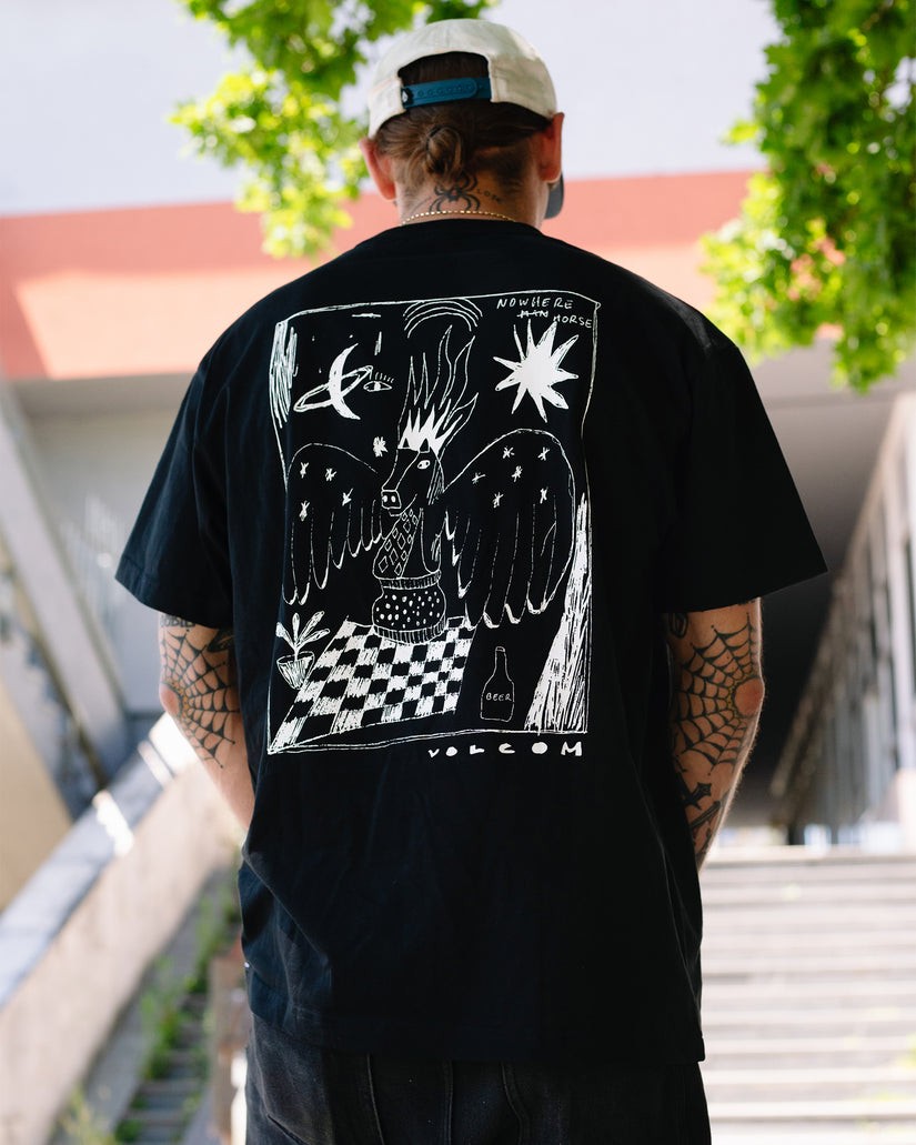 T-shirt Nowhere - Black