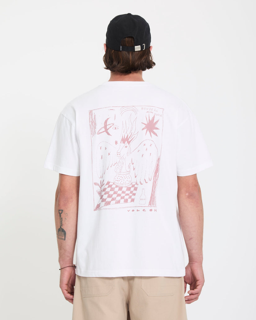 T-shirt Nowhere - White