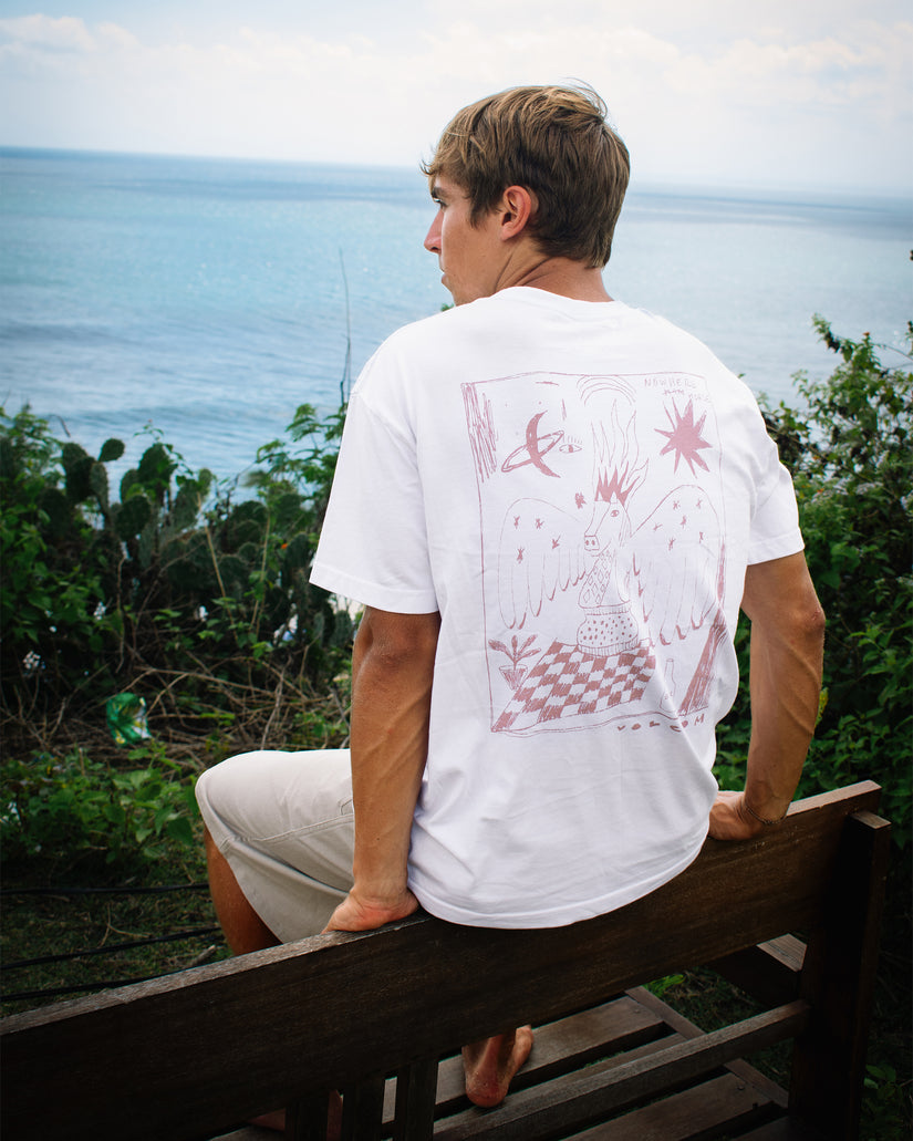 T-shirt Nowhere - White