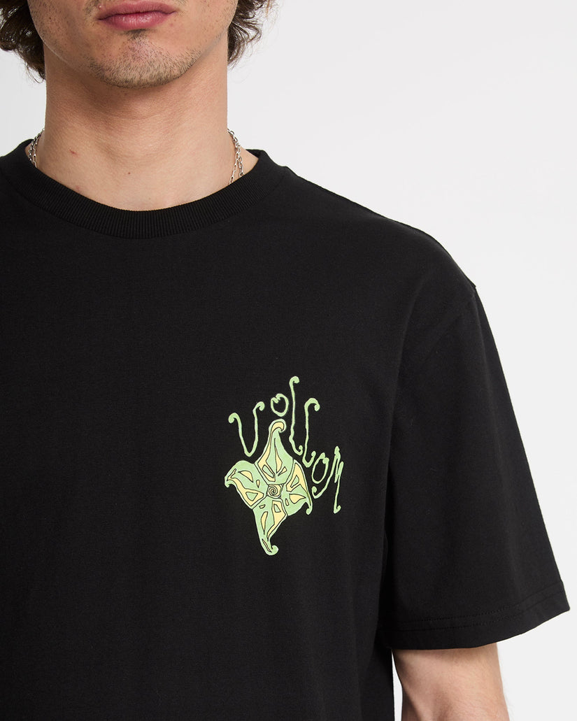 T-shirt Fishystar - Black