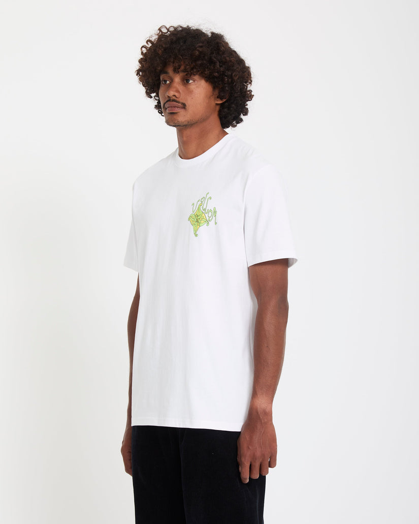 T-shirt Fishystar - White