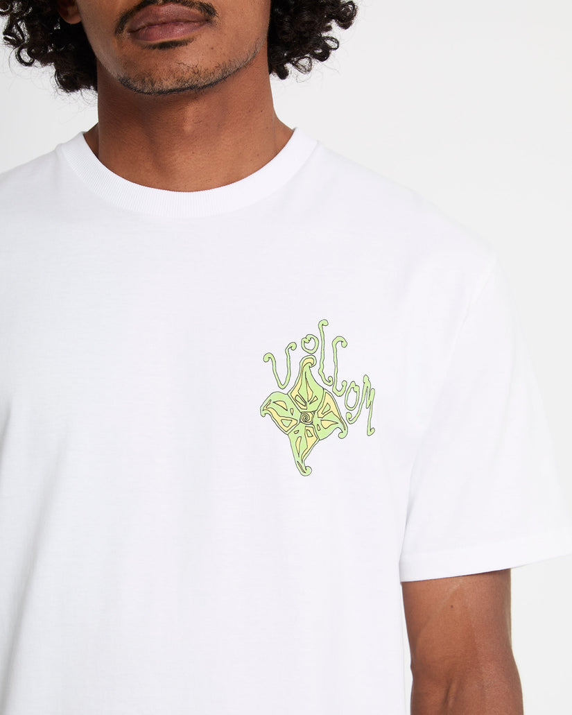 T-shirt Fishystar - White