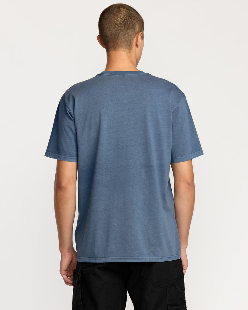 T-Shirt Workwear Certified Pocket - Blue Wash