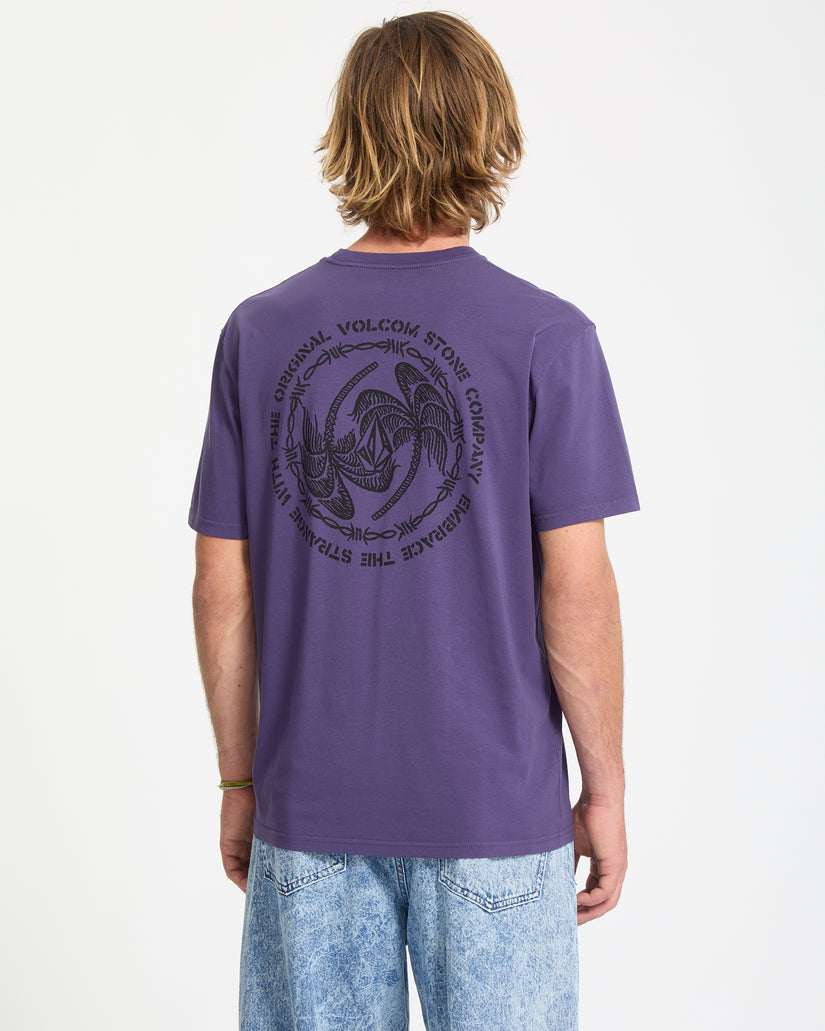 T-Shirt Circlepalm - Dark Purple