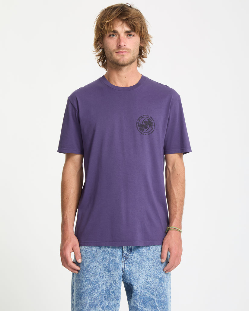 T-Shirt Circlepalm - Dark Purple