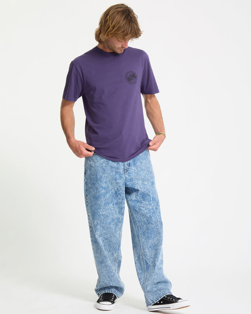T-Shirt Circlepalm - Dark Purple