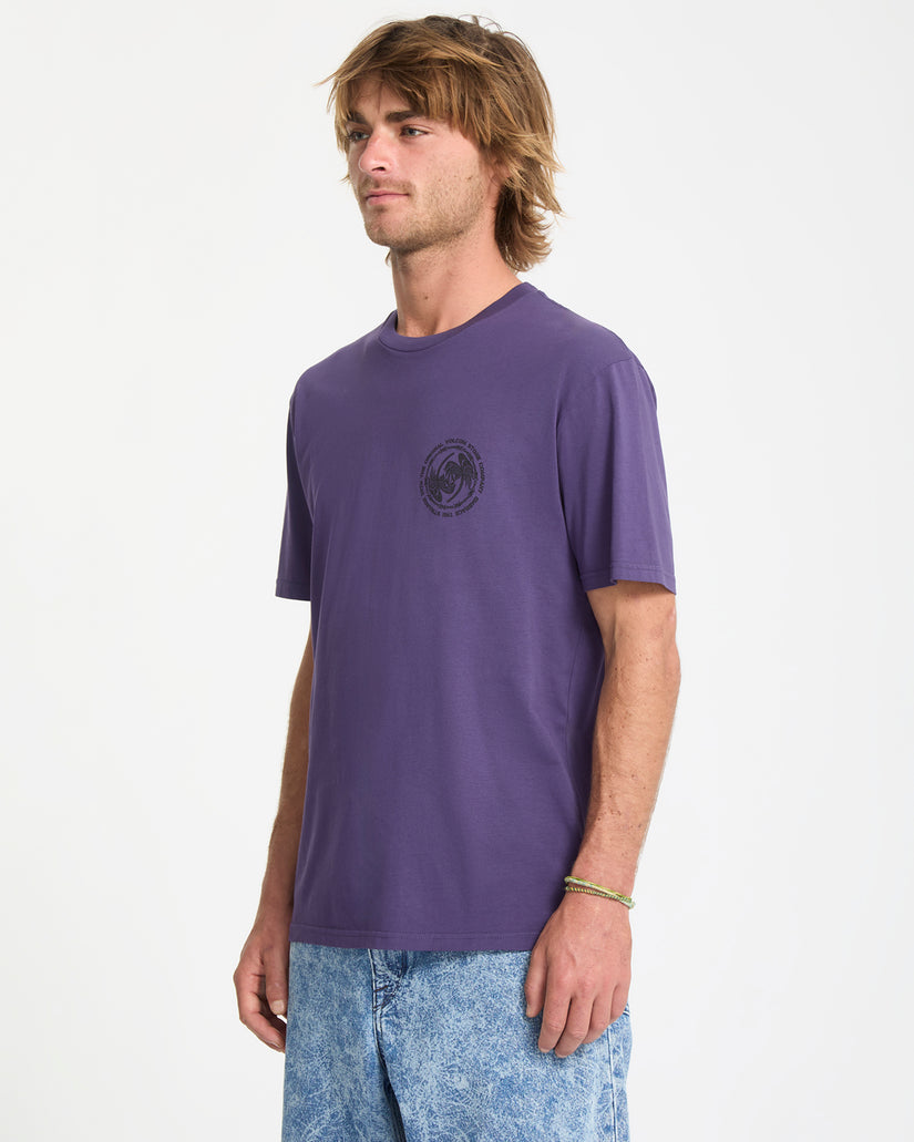 T-Shirt Circlepalm - Dark Purple