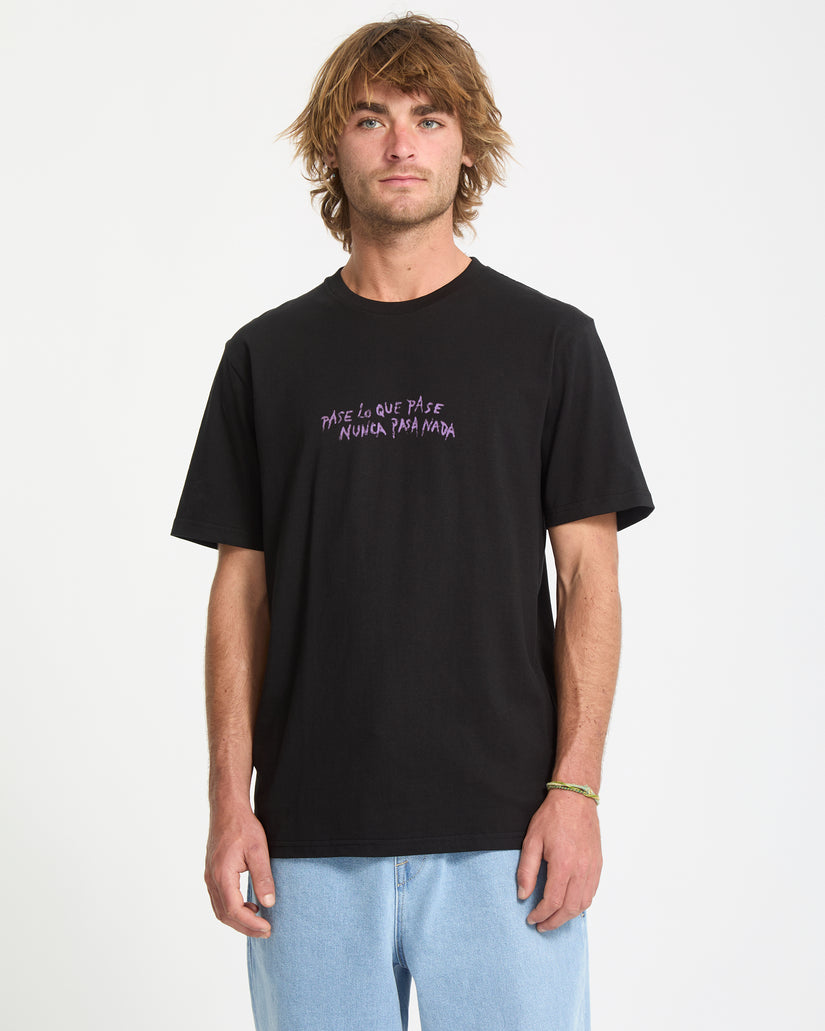 T-Shirt Nunca Pasa - Black