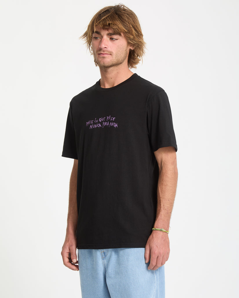 T-Shirt Nunca Pasa - Black