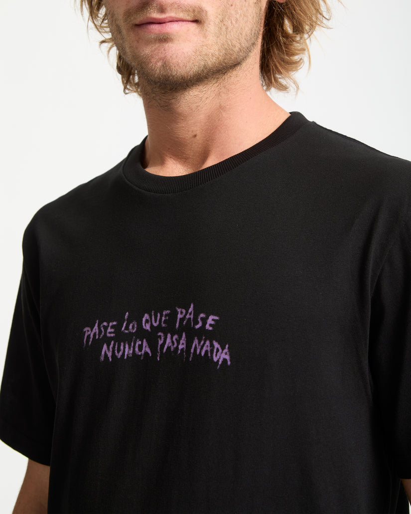 T-Shirt Nunca Pasa - Black