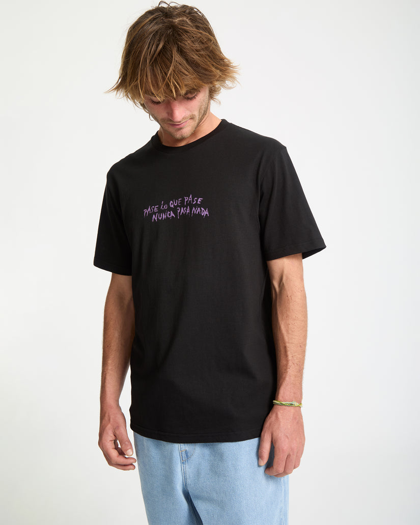 T-Shirt Nunca Pasa - Black