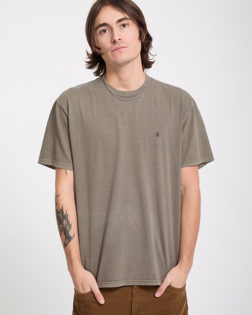 T-shirt Solid Stone - Earth