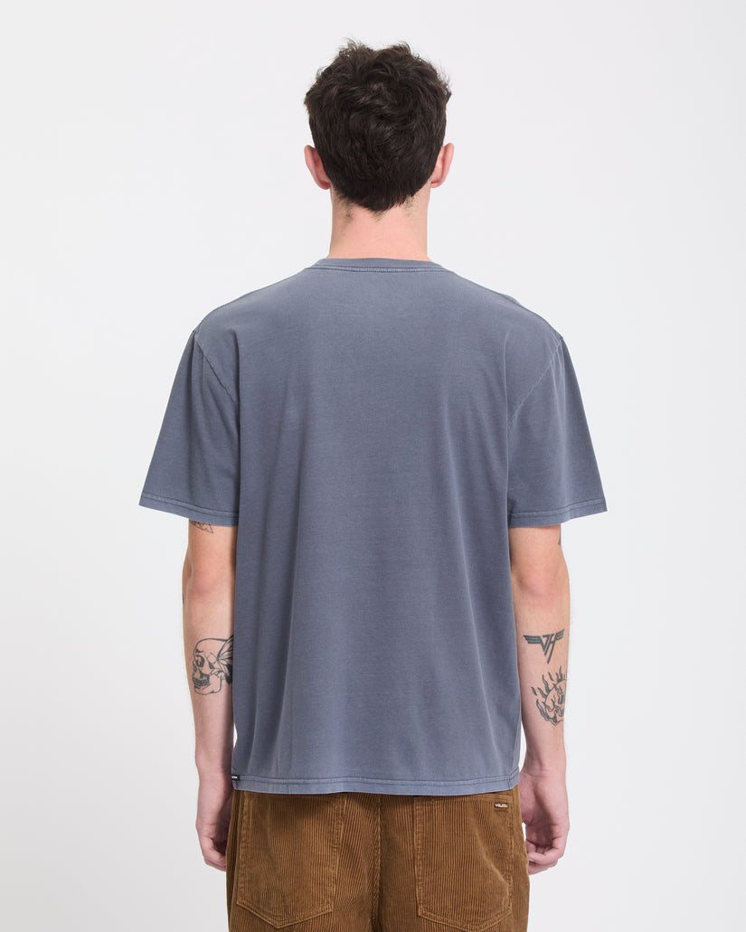 T-shirt Solid Stone - Storm Blue