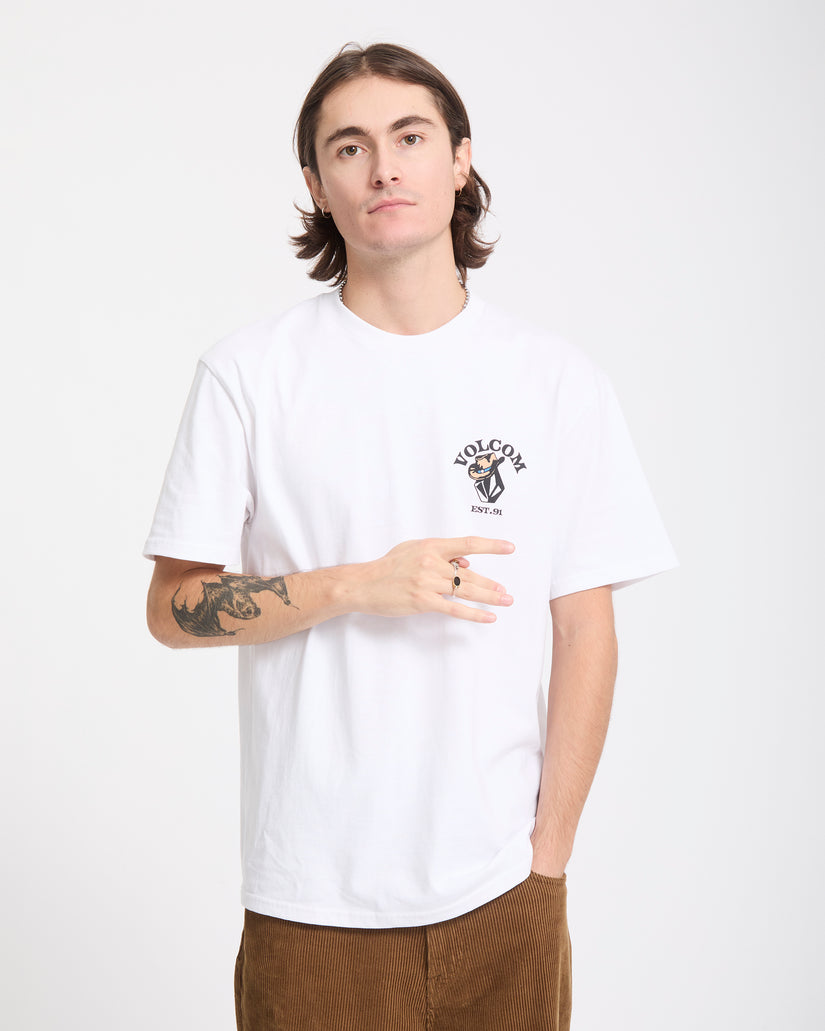 T-shirt Bad Luck - White