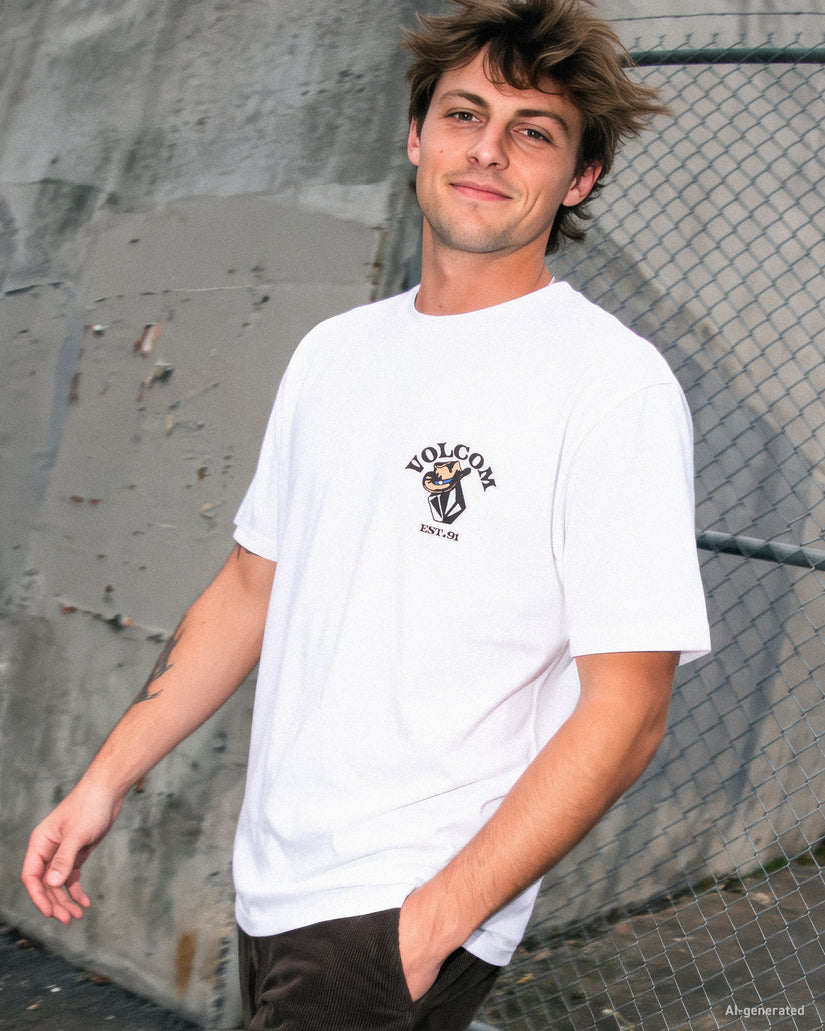 T-shirt Bad Luck - White