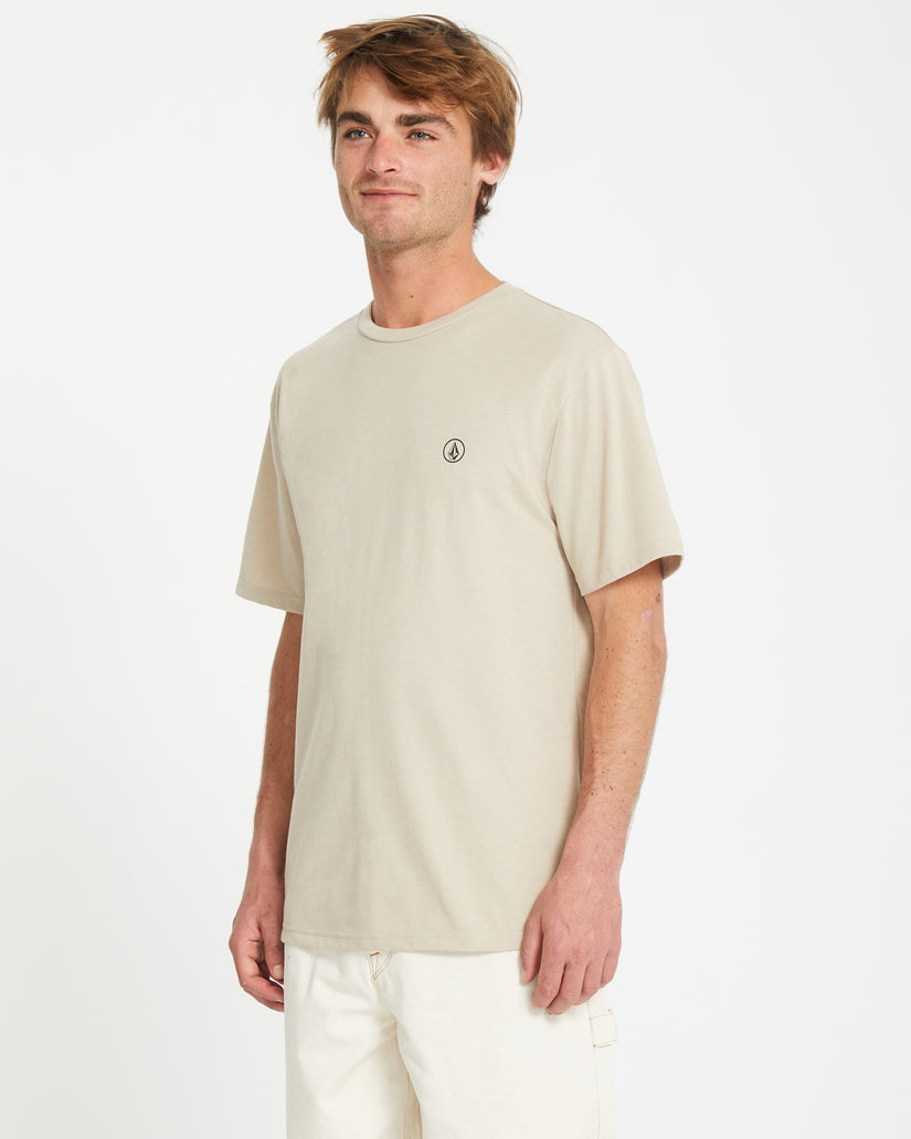 T-shirt Circle Blanks - LIGHT KHAKI