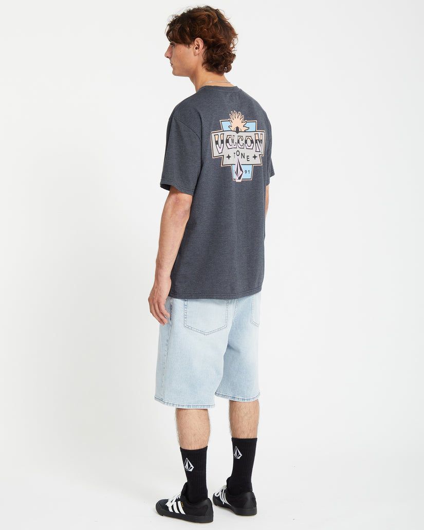 T-shirt Sure Thing - HEATHER BLACK