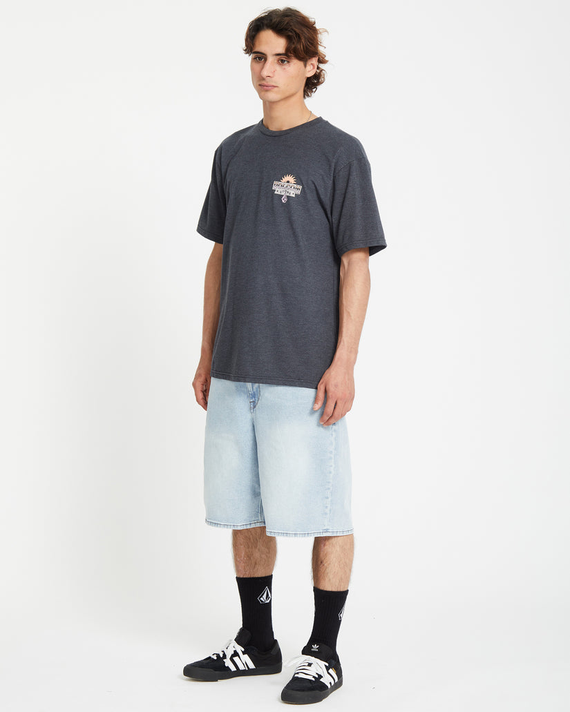 T-shirt Sure Thing - HEATHER BLACK