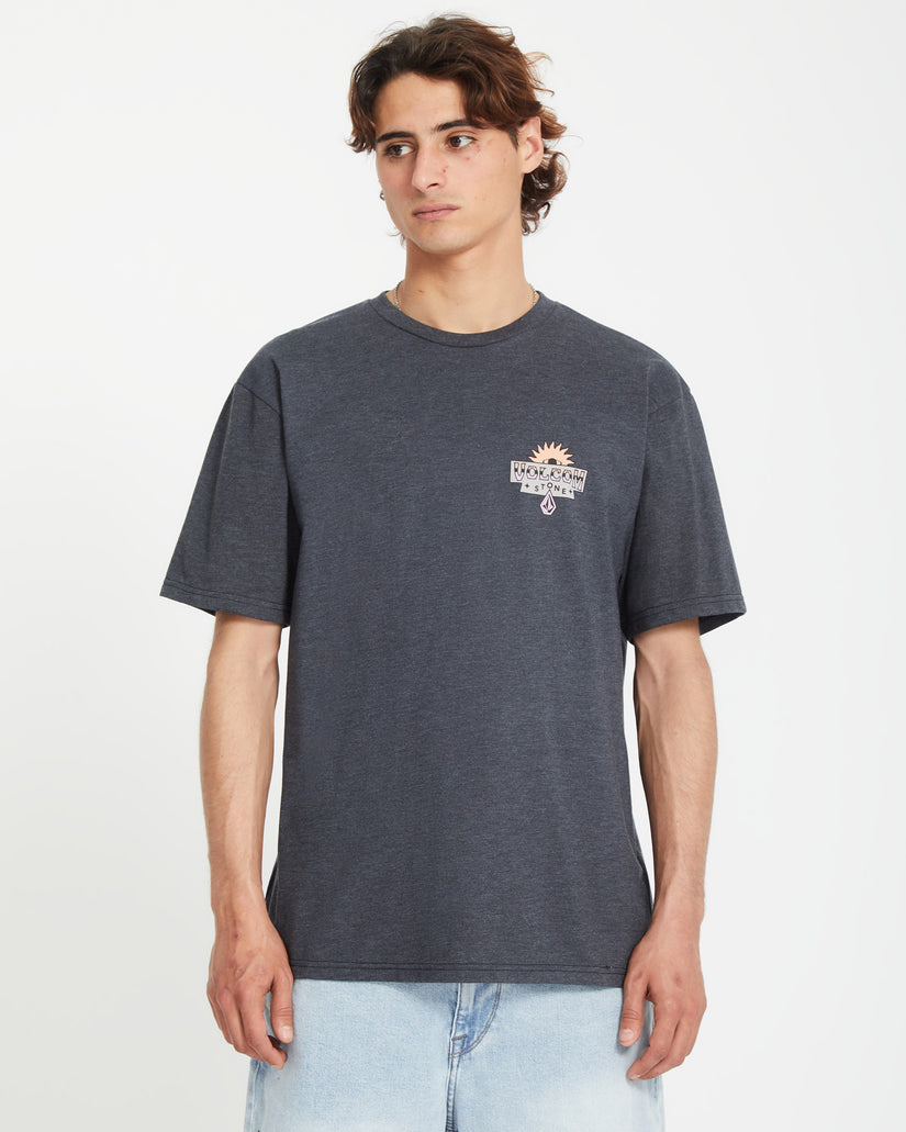 T-shirt Sure Thing - HEATHER BLACK