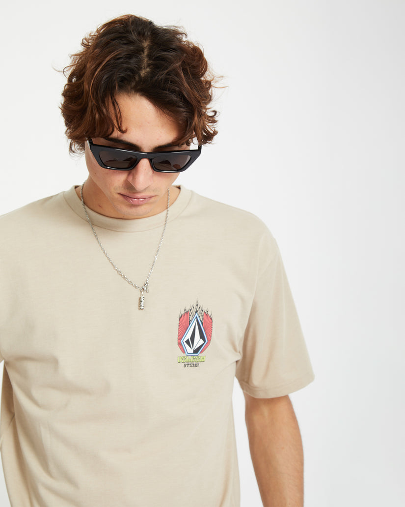T-shirt Draggin Stone - LIGHT KHAKI