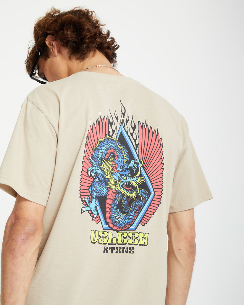 T-shirt Draggin Stone - LIGHT KHAKI