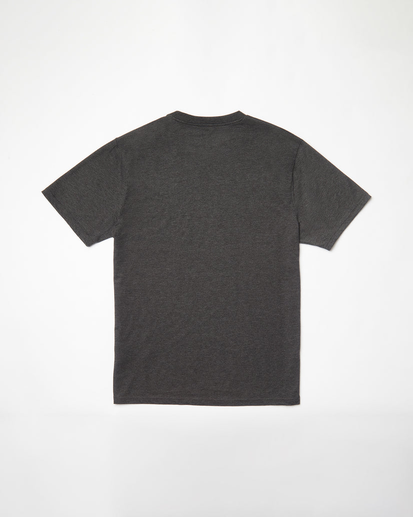 T-shirt Circle Blanks - Heather Black