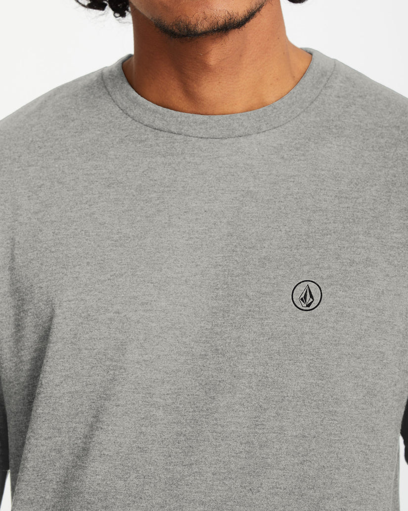 T-shirt Circle Blanks - Heather Grey