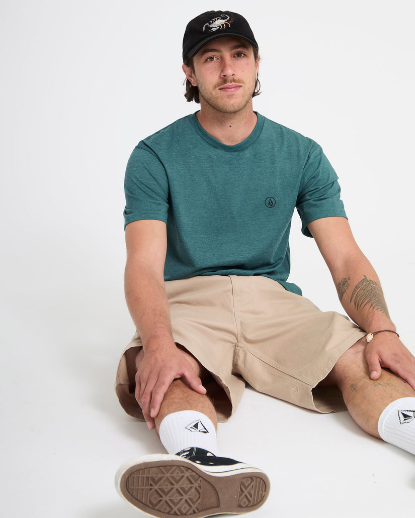 T-shirt Circle Blanks - Rifle Green