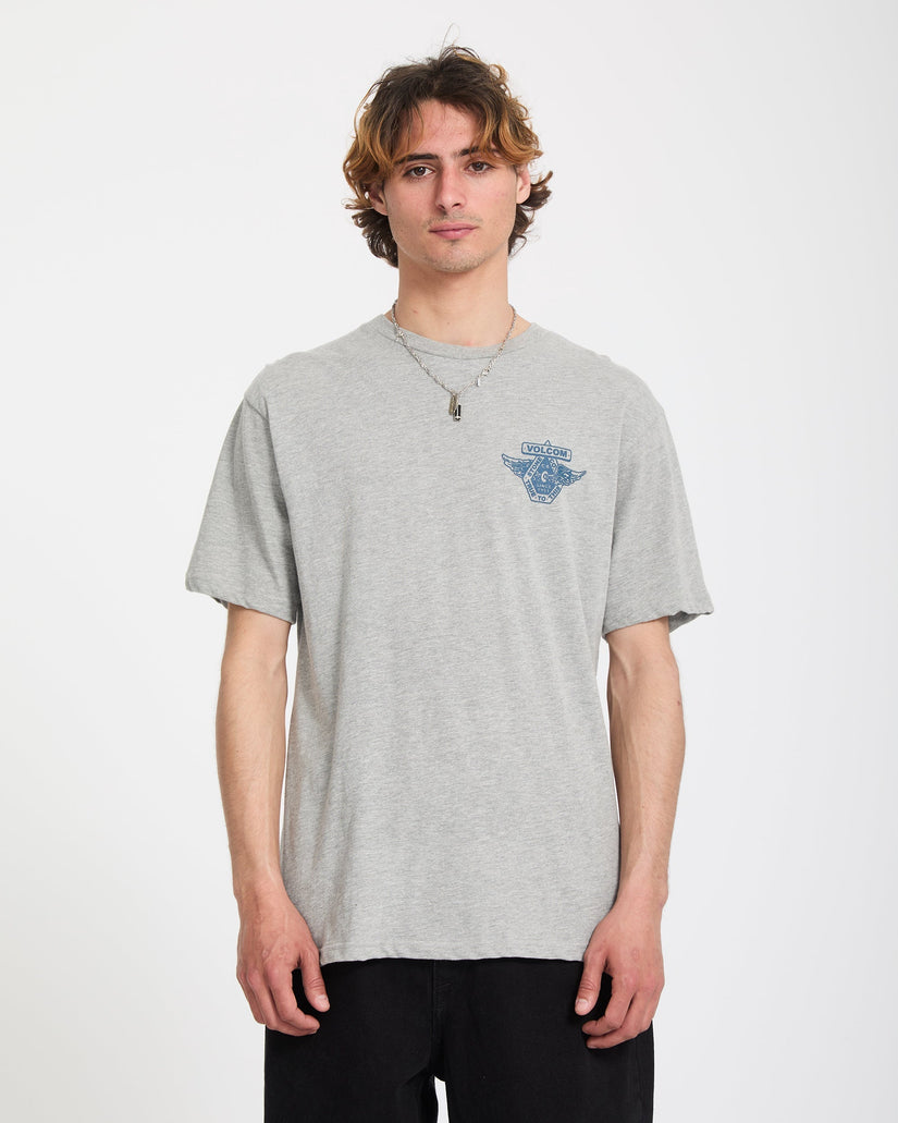 T-shirt Free Wheel - Heather Grey