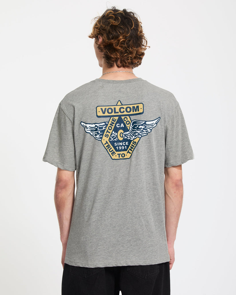 T-shirt Free Wheel - Heather Grey