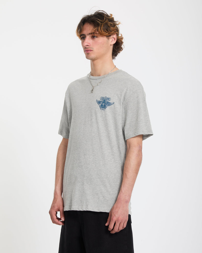 T-shirt Free Wheel - Heather Grey