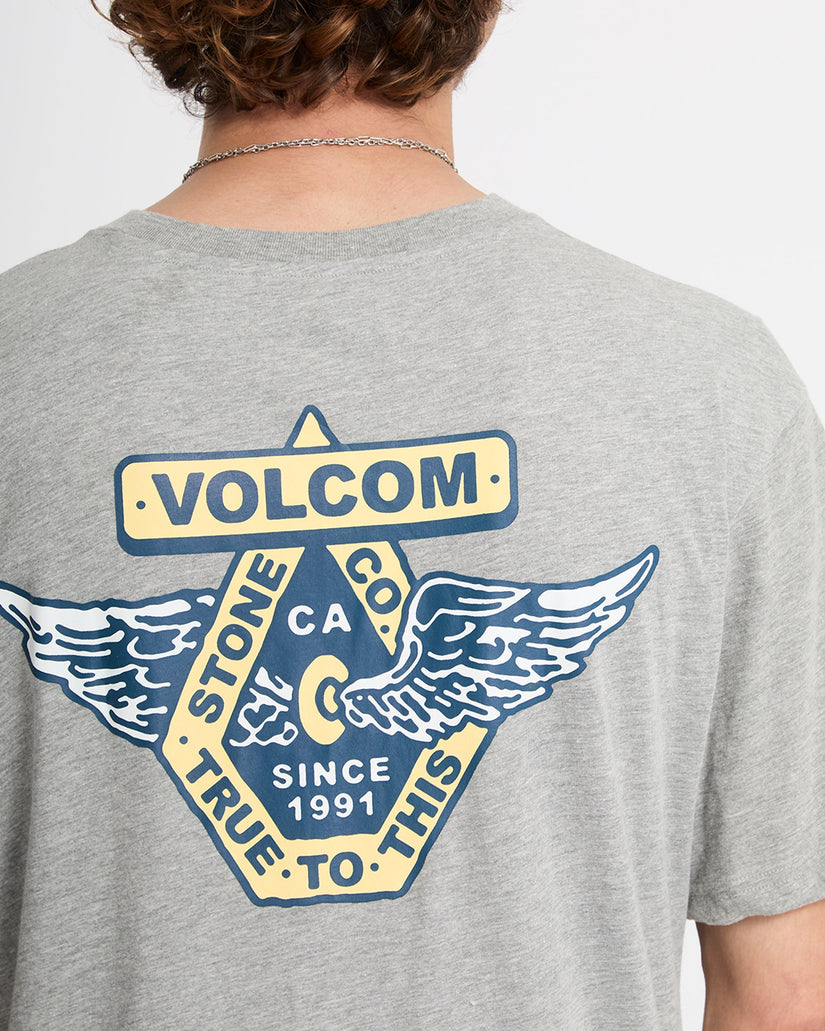 T-shirt Free Wheel - Heather Grey