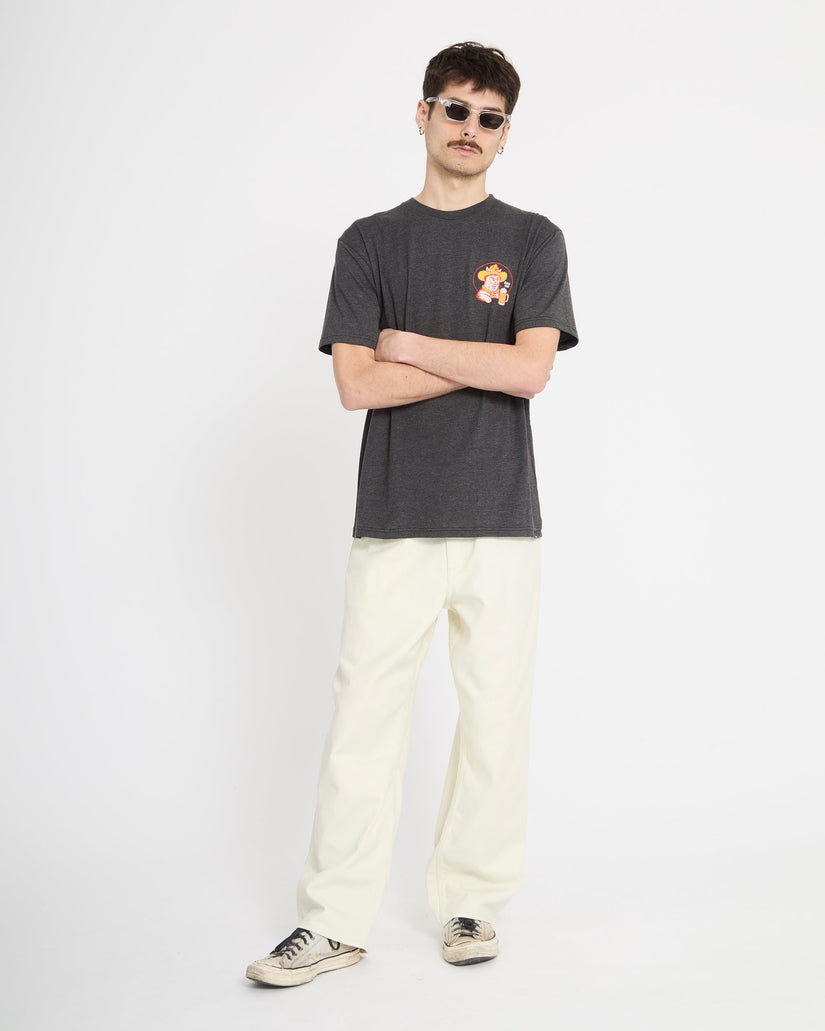 T-shirt Meowdy - Heather Black