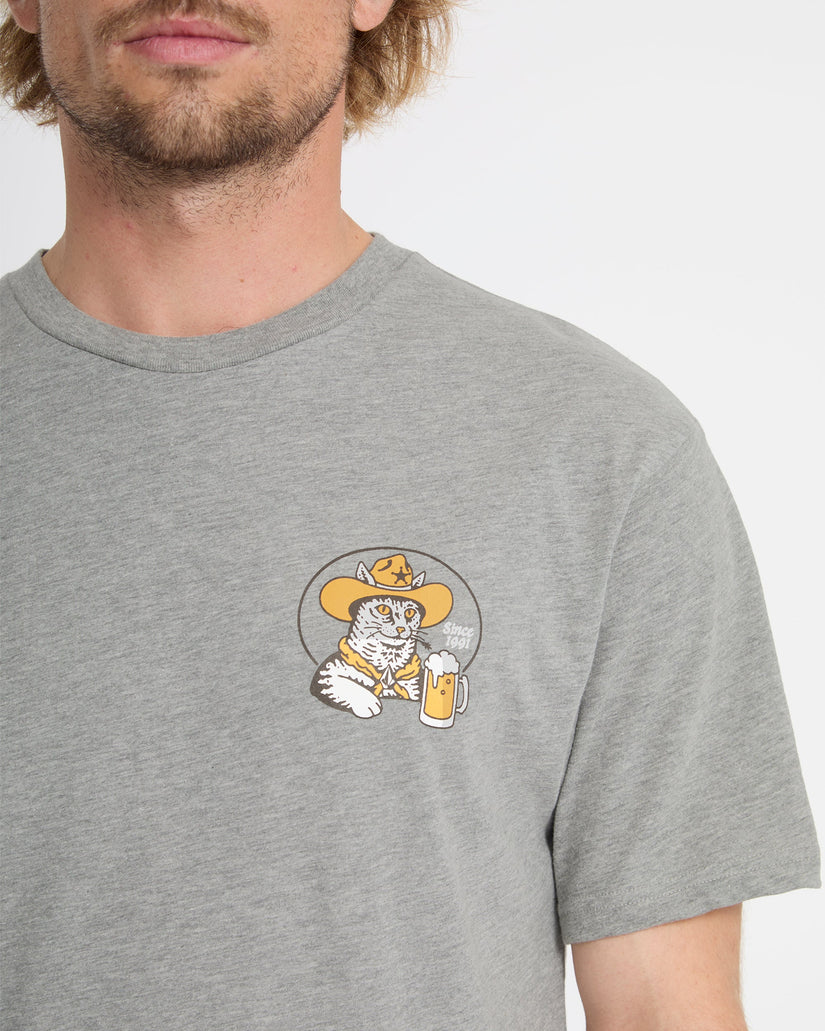 T-shirt Meowdy - Heather Grey