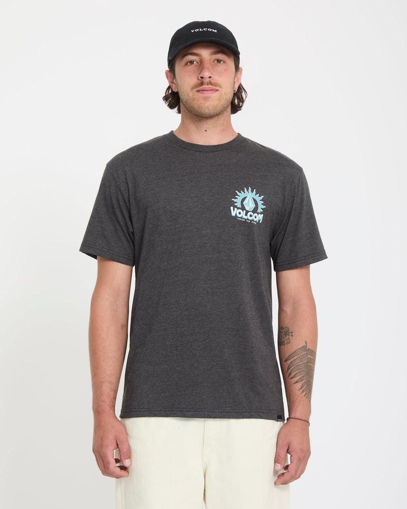T-shirt Solstice - Heather Black