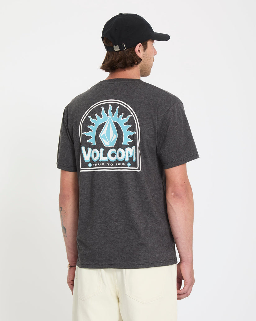 T-shirt Solstice - Heather Black