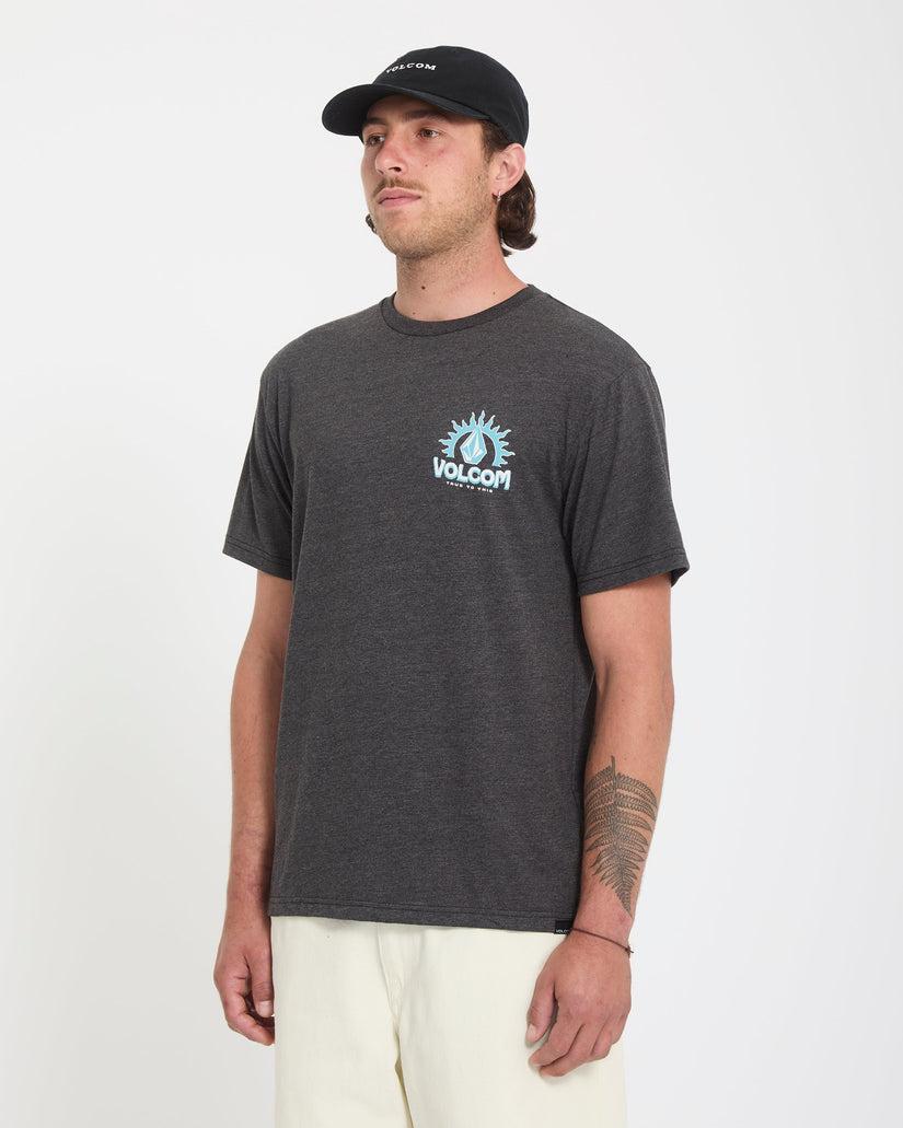 T-shirt Solstice - Heather Black