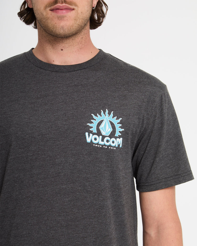 T-shirt Solstice - Heather Black