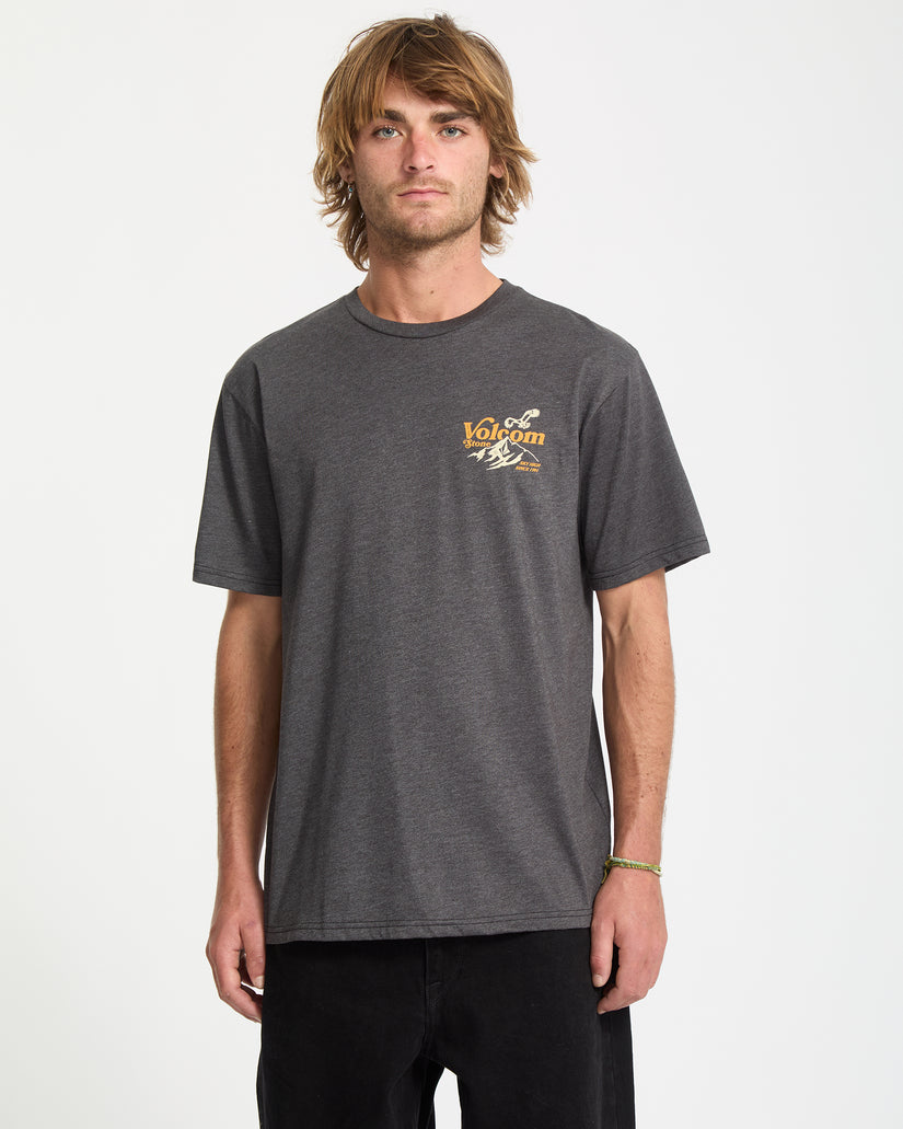 T-Shirt Back Country - Heather Black