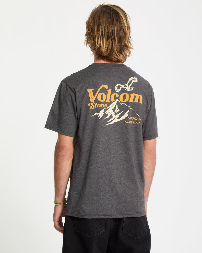 T-Shirt Back Country - Heather Black
