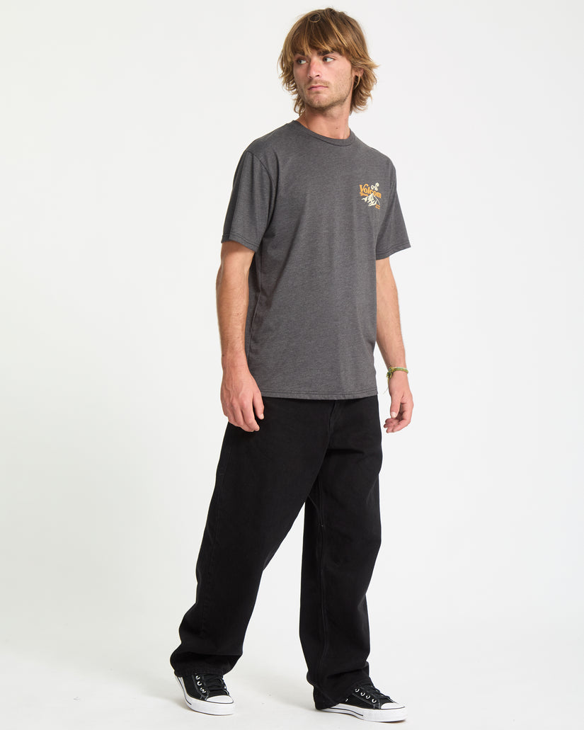 T-Shirt Back Country - Heather Black