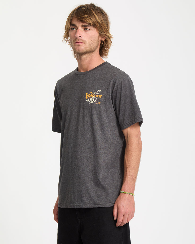 T-Shirt Back Country - Heather Black
